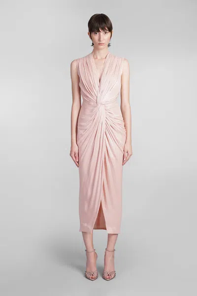 Costarellos Franca Dress In Rose-pink Polyester