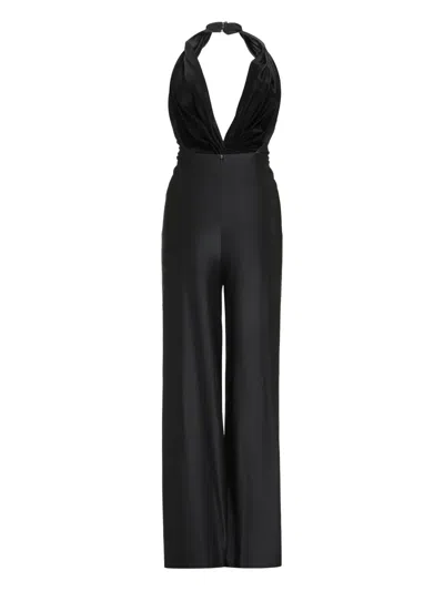 Costarellos Gathered Open-back Jumpsuit