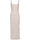 Costarellos Sequinned Harper Gown In Gold