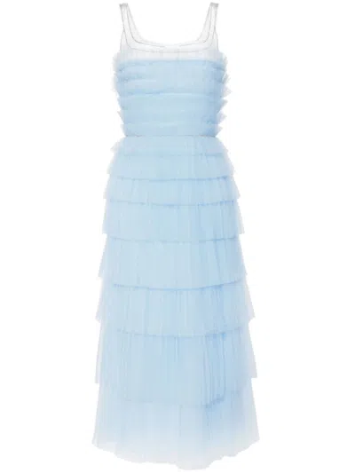 Costarellos Kali Gown In Blue