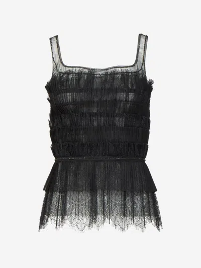 Costarellos Karis Lace Top