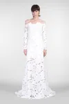 Costarellos Kasia In White Polyester In White