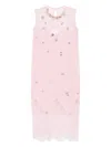 Costarellos Keeva Mini Dress In Pink