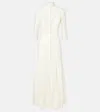 Costarellos Lace Gown In White