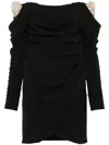 Costarellos Lilas Mini Dress In Black