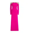 Costarellos Off-the-shoulder Meline Gown In Pink