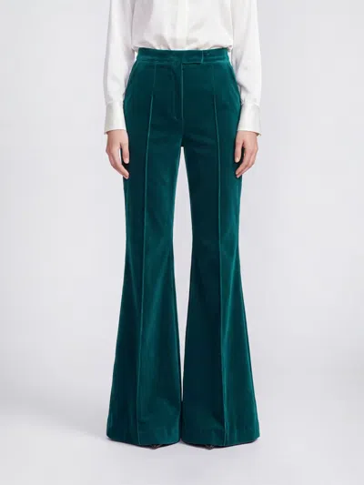 Costarellos Pants Woman Color Petroleum Blue