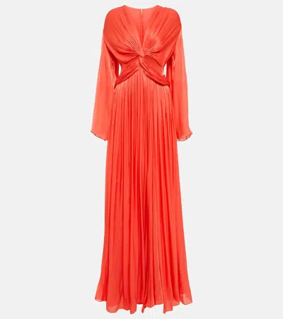 Costarellos Maxikleid Remi Aus Georgette In Coral