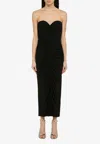 Costarellos Gathered Aveline Bodice Dress In Black