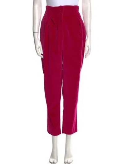 Pre-owned Costarellos Straight Leg Pants In Pink