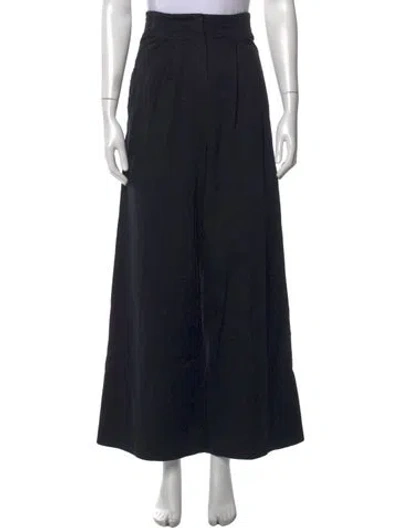 Pre-owned Costarellos Wide Leg Pants In Black