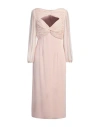 Costarellos Arwenne Cutout Midi Dress In Pink