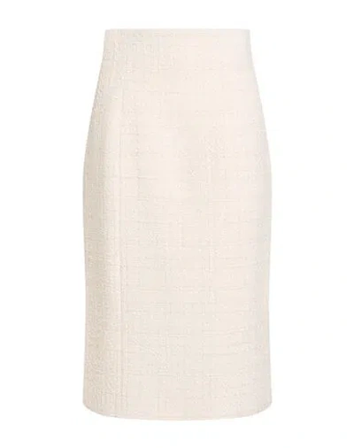 Costarellos Woman Midi Skirt Ivory Size 14 Pes In White