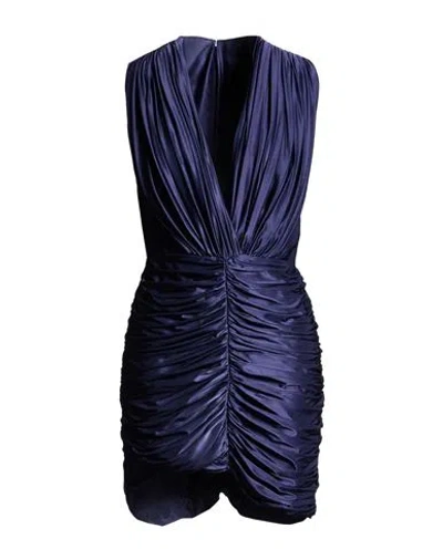 Costarellos Woman Mini Dress Purple Size 8 Viscose, Elastane