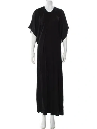 Pre-owned Costume National 2010's Long Dress In Black