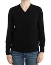 Costume National Elegant V-neck Lightweight Sweater In Multi