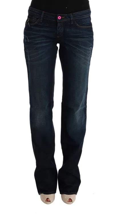 Costume National Cotton Regular Fit Jeans In Blue