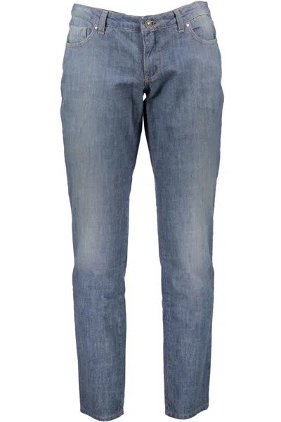 Costume National Blue Fabric Esterno Jeans & Pant