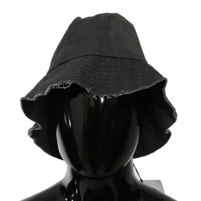 Costume National Chic Black Bucket Hat