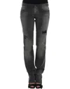 COSTUME NATIONAL COSTUME NATIONAL CHIC GRAY STRAIGHT LEG DENIM WOMEN'S DELIGHT