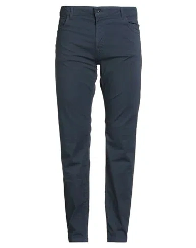 Costume National Contemporary Man Pants Navy Size 40 Cotton, Elastane In Blue