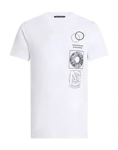 Costume National Contemporary Man T-shirt White Size 3xl Cotton