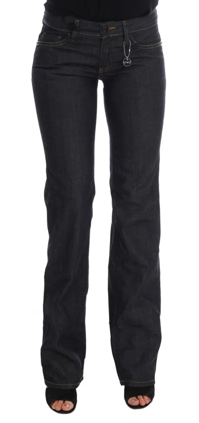 Costume National Cotton Classic Fit Jeans In Blue