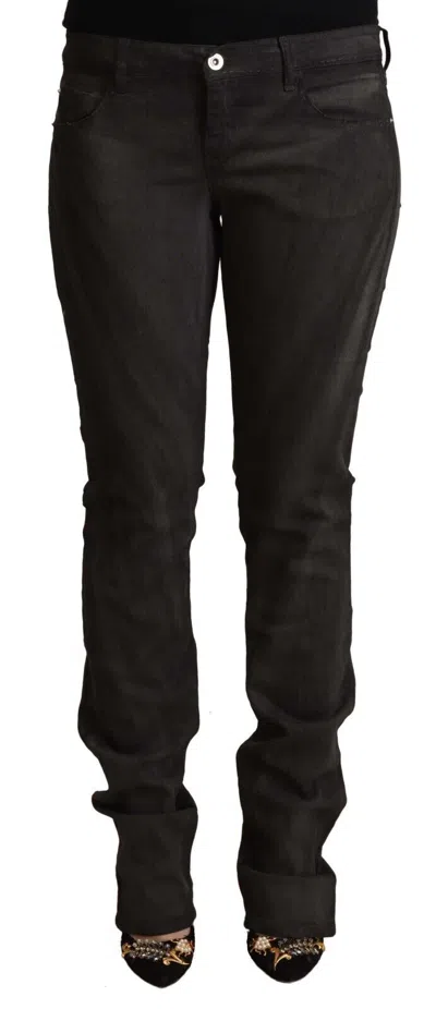 COSTUME NATIONAL ELEGANT MID WAIST SKINNY WOMEN'S TROUSERS
