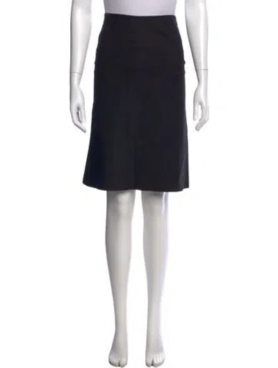 Pre-owned Costume National Knee-length Skirt In Black