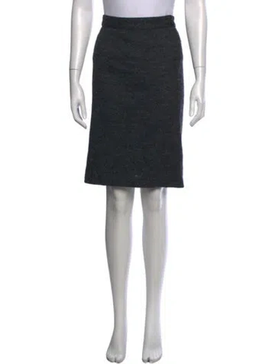 Pre-owned Costume National Knee-length Skirt In Grey