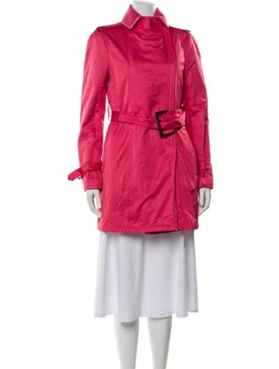 Pre-owned Costume National Late 2000's - Early 2010's Trench Coat In Pink