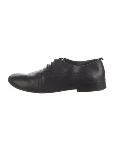 Pre-owned Costume National Leather Oxfords In Black