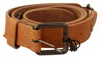 Costume National Light Brown Buckle Waist Women's Belt In Brown