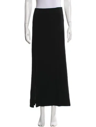 Pre-owned Costume National Long Skirt In Black