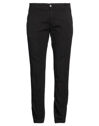 Costume National Man Pants Black Size 34 Cotton, Elastane
