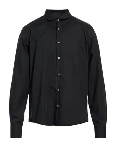 Costume National Man Shirt Black Size 40 Cotton, Polyester