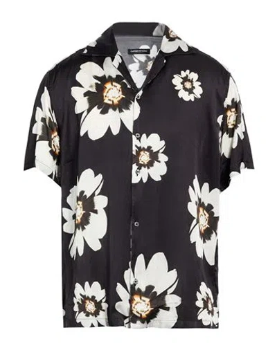 Costume National Man Shirt Black Size 46 Viscose