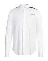 Costume National Man Shirt White Size 44 Cotton, Elastane In White