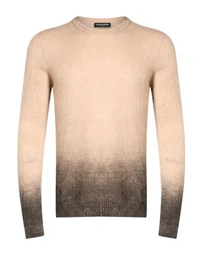 Costume National Man Sweater Blush Size L Acrylic, Mohair Wool, Nylon In Brown