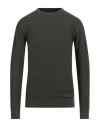 Costume National Man Sweater Military Green Size M Viscose, Nylon