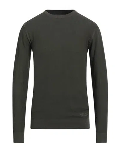 Costume National Man Sweater Military Green Size M Viscose, Nylon In Green