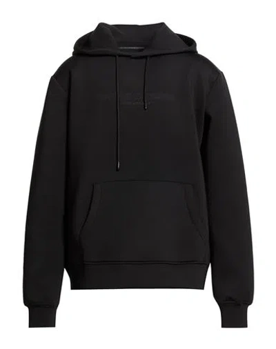 Costume National Man Sweatshirt Black Size Xxl Polyester