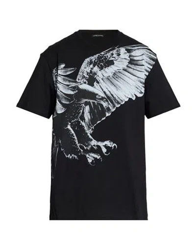 Costume National Man T-shirt Black Size S Cotton