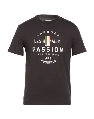 Costume National Man T-shirt Orange Size 3xl Cotton, Elastane In Brown