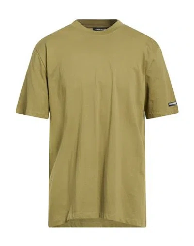 Costume National Man T-shirt Sage Green Size Xl Cotton