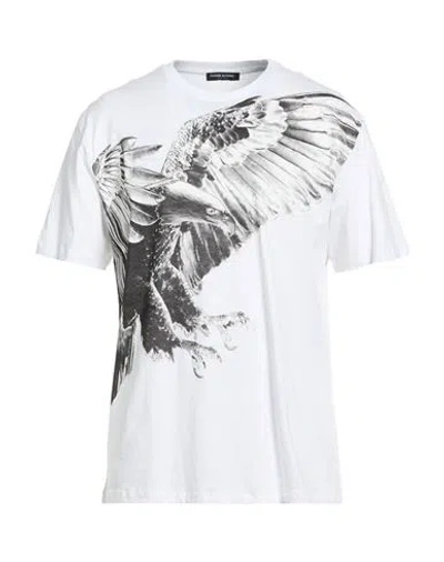Costume National Man T-shirt White Size Xl Cotton