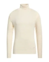 Costume National Man Turtleneck Cream Size Xl Viscose, Nylon In White