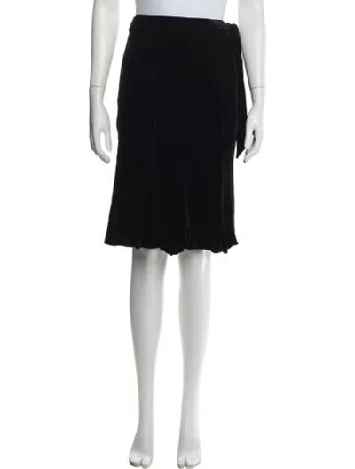 Pre-owned Costume National Midi Length Skirt In Black