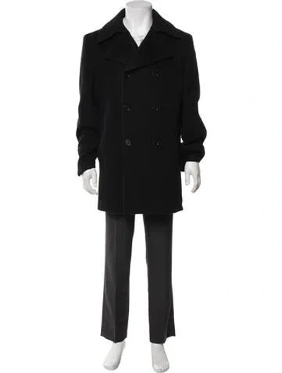 Pre-owned Costume National Overcoat In Black