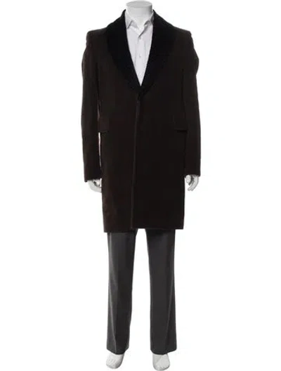 Pre-owned Costume National Overcoat In Brown